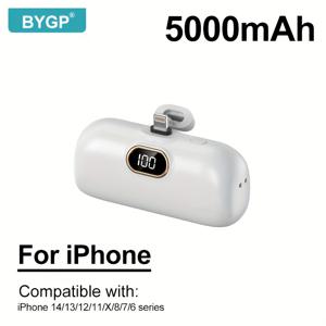 TEMU BYGP 초소형 미니 휴대용 충전기|보조배터리|USB|USB