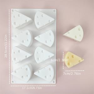 TEMU 1개 실리콘 디저트 몰드 - 케이크, 무스, 젤리, 푸딩, 초콜릿, 아이스크림에 다용도, 내구성 있는 실리콘 소재, 전기 불필요, 식품 공급 장비, 가정용 주방 및 디저트 가게에 이상적, 베이커 및 셰프에게 적합