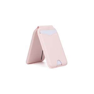 TEMU 애플 강력 자석 카드 홀더 지갑 - 내장 거울, 다중 카드 슬롯 & 현금 포켓, 컴팩트 가벼운 내구성 인조 가죽 디자인, 남녀 공용 스타일리시 액세서리 | 일상 필수품을 위한 모던한 아이템|카드지갑|지갑