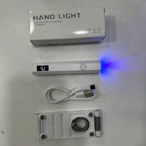 TEMU 편리한 휴대용 손톱 건조기 램프 / LED 손톱 건조기 모든 젤 폴리쉬 손톱 아트 도구 USB 충전식 빠른 건조 손톱 램프, 브래킷, 손톱 램프 및 데이터 케이블을 포함한 3-in-1 세트, 선물로 주어질 수 있는 작은 선물|젤네일|매니큐어