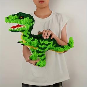 TEMU 성인용 공룡 빌딩 블록 세트, 5000피스, 3D 퍼즐, 대형 DIY 건설 장난감, 크리스마스/추수감사절/할로윈/졸업 선물 추천, 14세 이상, 플라스틱