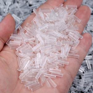 TEMU 460개 롱 실린더 비즈 - 투명/화이트 클리어 아크릴 막대형 비즈 (3x12mm) 주얼리 만들기, DIY 공예, 키체인, 플로럴 어레인지먼트용 - 스트링잉, 팔찌, 목걸이 제작 - 초보자 및 전문가를 위한 벌크 비즈, 보석 디자인, 일관된 품질의 아크릴