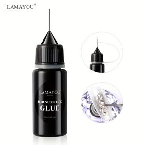 TEMU 3D 젤 네일 글루 - 강력한 접착제 네일 아트 디자인 DIY 매니큐어 및 보석 제조, 건조된 플라스틱 네일 차밍, 여성용 홈 매니큐어 미용 선물, 네일 기술 액세서리, 우아한 병 디자인, 정밀 노즐 포함|네일|네일아트|젤네일