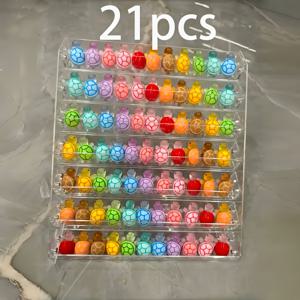 TEMU 21개 생생한 3D 야광 거북이 레진 펜던트, 1.77x1.22인치 - 배터리 불필요, 실내/야외 파티 장식, 축제 및 이벤트용, 화려한 거북이 액세서리 | 내구성 있는 파티 소품