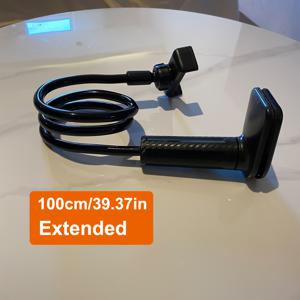 TEMU 업그레이드된 더 안정적인 39.37인치 모바일 폰 침대 옆 홀더. 침대, 책상, 머리맡, 침대 옆, 테이블용 유연한 구스넥 롱암 폰 스탠드 홀더. 머리 위 휴대폰 클램프 마운트, 크리스마스 선물, 남자친구, , 부모님을 위한 선물|핸드폰거치대|침대협탁|휴대폰거치대