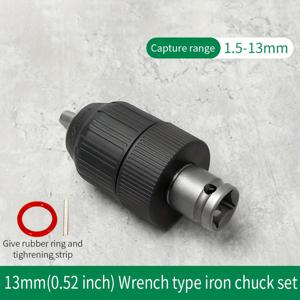 TEMU 위리구 1.5-13mm 드릴 비트 척, 1/2 인치 육각 소켓, 전동 드릴, 금속 및 플라스틱, 배터리 없음, 가정 개조 도구 액세서리용 셀프 잠금 키리스 드릴 비트 홀더