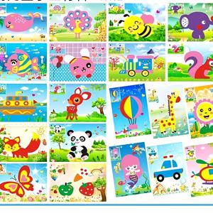 TEMU 10pcs 3D 고무 스티커 - 생동감 있는 동물 및 자연 디자인, 매트 핏, 단용, 수제 EVA 공예 데칼, DIY 프로젝트, 교육 공예, 창의적 놀이, 교육 공예 스티커 | 생동감 있는 스티커 디자인 | 3D 데칼