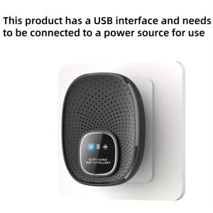 TEMU 고성능 고주파 고양이 마우스, 방충 기술, USB 전원, 36V 이하, 전기 없음, 방충 기술, 현대적인 집 장식, 내구성 있는 아브스 소재