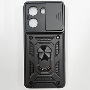 TEMU POCO X7 Pro X6 Pro F7 Pro C75 C65용 금속 스탠드 내장 충격 방지 헤비 하드 케이스