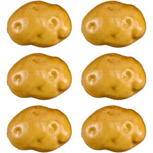 TEMU 3/6pcs 폼 감자, 카운트리 스타일 시뮬레이션 장식 감자 인공 채소 가정 주방 장식, 가정 주방 파티 장식에 적합한 인공 채소