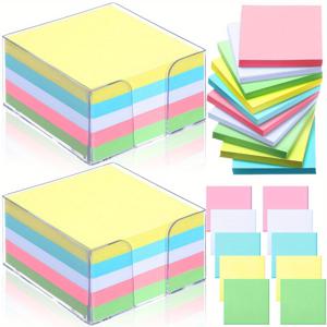 TEMU 1000/500pcs 소형 노트 패드 3 x 3 인치 메모 큐브 메모 패드, 미니 종이 메모, 사무실 쓰기 용품, 아름다운 스티커 노트, 사무실, 학교 및 가정 조직에 적합, 사무실 용품