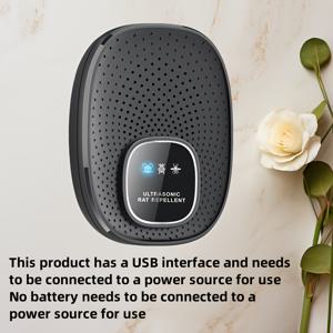 TEMU 울트라소닉 해충 퇴치기 - USB 전원, 안전하고 무해한 모기, 바퀴벌레, 쥐, 개미, 거미, 바퀴벌레, 바퀴벌레용 대형 커버리지 - 가정, 사무실, 호텔, 창고, 캠핑에 이상적, 모기 퇴치, 현대적인 디자인의 사무실 해충 방제, 내구성 있는 플라스틱 구조