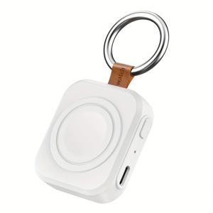 TEMU 울트라 휴대용 충전기 - 1200mAh 키체인 외부 배터리, USB-C 여행용 충전 ( 7/울트라/6/5/4/3/액티브 2 & 기어 S3/스포츠 시계 호환)