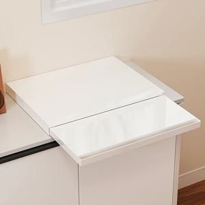 TEMU 1pc 현대적인 금속 랙, 풀아웃 선반 및 서랍 - 오븐, 끓는 물, 조리기구 및 테이블 스토리지용 다용도 마이크로웨이브 스탠드 - 다기능 주방 캐비닛 정리대, 냄비 및 팬 홀더, 실용적인 선반|전자레인지