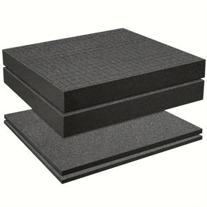 TEMU 2/4pcs 픽 아파트 폼 인서트, 2 사이즈, 미리 큐브 디자인, 보드 게임 상자용 내구성 있는 폼 시트, 보관용 서랍 정리함