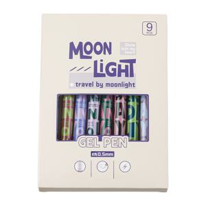 TEMU 9개 대용량 볼펜 빠른 건조 잉크, 0.5mm 초박형 펜, 액체 잉크 롤링 볼펜, 검정 잉크 펜, 학교 사무용 저널링 문구 용품
