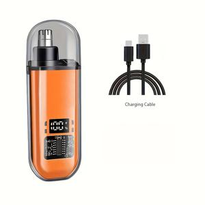 TEMU FEIYBA [USB 충전식 코털 정리기] 전동 코털 및 귀털 정리기, 눈썹 면도기, 남녀 공용, 스테인리스 헤드, 무소음 모터, 휴대용 코털 제거기, 쉬운 사용법, 선물 추천