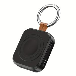 TEMU 울트라 휴대용 충전기 - 1200mAh 키체인 외부 배터리, USB-C 여행용 충전 ( 7/울트라/6/5/4/3/액티브 2 & 기어 S3/스포츠 시계 호환)