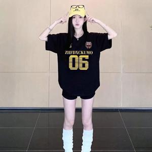 TEMU 다각적인 재미있는 패턴, 새로운 여성 여름 의류 캐주얼 패션 다용도, 저렴하고 편안한