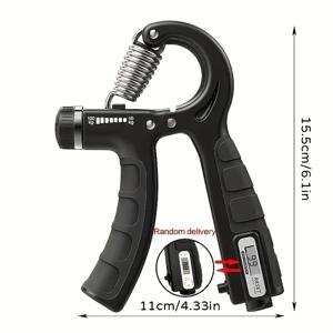 TEMU 제트빔 그립 강화 트레이너, 핸드 그리퍼 강도 키트 - 조절 가능 11.02-220LB 저항력, 인체공학적 디자인, 고강도 스프링, 피트니스 & 재활 장비, 블랙 짐 액세서리 - 백 투 스쿨 특별 할인, 할로윈 선물, 운동 기어, 컴팩트 트레이너, 내구성 있는 구조, 튼튼한 소재, 손가락 운동기, 저항 도구, 사무직 종사자용