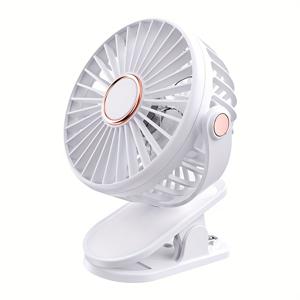 TEMU 새로운 미니 휴대용 클립 팬, 3단계 속도 조절 가능, USB 충전식, 360° 회전 가능한 다기능 팬, 여름/가족 모임/야외/여행/사무실에 적합|서큘레이터선풍기