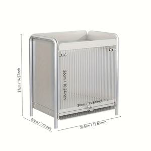 TEMU 1pc 공간 절약형 풀 아웃 금속 컵 홀더, 금색 파이프 포함 - 방수, 파우더 코팅 디자인, 주방, 욕실 및 화장대용 - 컵, 머그, 소형 아이템 정리에 이상적, 화장대 정리함|현대 컵 홀더|내구성 있는 금속 선반, 컵 홀더 정리함, 후크, 랙|욕실선반|수납정리함|화장실선반