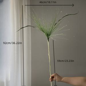 TEMU 1pc 인공 분수풀 시뮬레이션 식물, 36.22 인치 - DIY 파티 룸 장식, 실내 및 실외 장식, 생일 파티 장식, 유니테인, 독립기념일 장식에 완벽합니다.