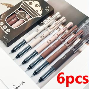 TEMU 【빠른 건조】 커피 테마 액체 잉크 젤 펜 - 6개/8개 빠른 건조 무흔 소프트 터치 - 메모 작성, 드로잉, 학교 및 사무용품