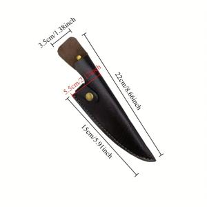 TEMU 1개 전문 셰프용 칼 분리대 - 인조 가죽, 고기, 생선, 스시에 이상적 - 내구성 있고 스타일리시한 주방 보관함, 추수감사절 및 크리스마스에 완벽, 주방 칼 홀더|스타일리시 셰프용 칼 가죽|내구성 있는 인조 가죽 가죽
