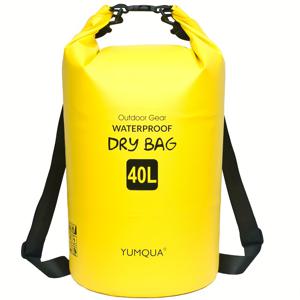 TEMU 고품질 드라이백 백팩 40L 롤탑 플로팅 스토리지 가방 - 카약, 로잉, 수영, 하이킹, 캠핑 및 낚시용
