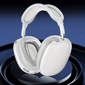 TEMU 【인기 선택】Airpods Max용 실버 보호 케이스 3개 세트 - TPU 소재, 투명 헤드폰 커버, 이어캡 및 무선 이어폰 케이스 포함 - 생일, , 어머니의 날, 아버지의 날, 크리스마스 선물로 이상적