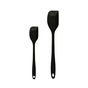 TEMU 2pcs 실리콘 스파투라 세트, 열 저항성, 비스듬한, 쉽게 청소 - 베이킹, 요리 및 크림 퍼스프레딩을 위한 편안한 그립 - 야외 레저 및 일상 주방 사용에 이상적