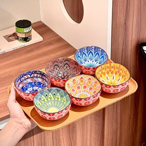 TEMU 3/6개 우아한 세라믹 소스용기, 소스용기, 손그림 작은 용기 가정 요리, 간장, 바베큐, 호박, 김치, 스낵, 식초, 디저트, 스낵, , 호박, 스시, 가족, 레스토랑, 호텔, 바베큐, 휴일 선물, 주방 용품, 오븐, 식기 세척기, 전자레인지 안전