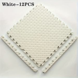 TEMU 12개입 30*30cm 퍼즐 매트, 두꺼운 놀이 매트, 카펫 매트, EVA 폼 러그, 실내 활동 매트, 부드러운 카펫, 연결 운동 타일 러그 퍼즐 바닥 타일