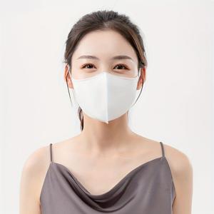 TEMU 50개 모란디 컬러 3D 시리즈 일회용 마스크, 개별 포장, 넓은 귀걸이형, 남녀 성인용