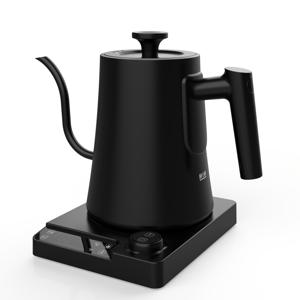 TEMU 1세트 220V 전기 구스넥 주전자 1000ml 핸드브루 커피포트 스마트 템퍼쳐 컨트롤 냄비, 빠른 가열 전기 찻주전자, 커피 및 차용 투어오버 주전자, 간편 조작, 초고속 가열