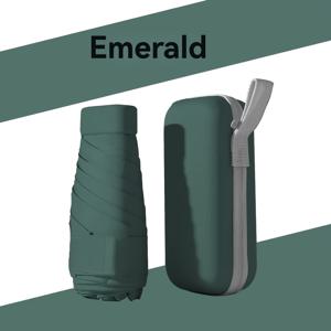 TEMU 휴대용 미니 태양 보호 우산 - 6개 리브 경량 컴팩트 디자인, UV 차단, 40°C 노 타닝, 베이지, 핑크, 라이트 블루, 퍼플 옵션 - 가족 및 친구에게 이상적인 선물, 여행 액세서리, 스타일, 내구성 있는 천장
