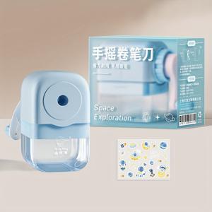 TEMU 1pc 귀여운 모라디 컬러 펜슬 샤프너 - 손잡이, 만화 캐릭터가 있는 다색 디자인, 학교, 사무실, 학교로 돌아가기 및 졸업 선물, 펜슬 홀더, 재미있는 디자인, 상상력 있는 디자인