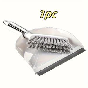 TEMU 1pc 미니 빗자루 및 먼지통 세트, 가정용 소형 빗자루 및 먼지통 세트, 플라스틱 파레트 브러시, 캠핑 빗자루, 청소 소형 빗자루, 조합 창의적인 청소 도구 1-4pcs 청소 빗자루