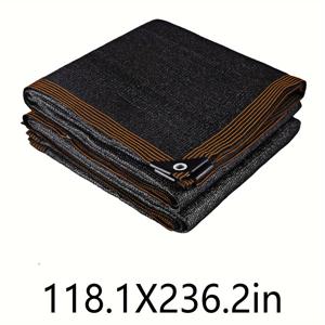 TEMU 1. 90% 직사각형 선쉐이드 통기성 선쉐이드 네트 발코니 차고 뒷마당 수영장 잔디 야외 활동용, 12 바늘 10x20 피트 10x13.1 피트 13.1x13.1 피트