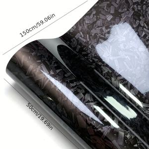 TEMU 1 롤 50*150Cm/19.69*59.06In 블랙 탄소 자동차 필름 PET 탄소 섬유 색상 변경 랩 차량 스티커 멋진 자동차 내부 수정 필름 스크래치 방지 방수 페인트 보호 자동차 랩 색상 변경 스티커