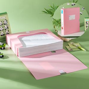 TEMU 모란디 A4 플라스틱 파일 보관함 정리함 문서, 회계 전표, 계약서, 인사 기록 보관 - 문서 관리 및 정리용 내구성 있는 사무용 파일 상자