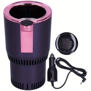 TEMU 엘리슨 2-in-1 차량용 컵 쿨러 & 워머 | 0°C-60°C 빠른 냉각 및 가열 | 12V 차량 플러그 | 대부분의 병 & 캔에 적합(최대 18.6oz) | 트럭 운전사, 도로 여행, 캠핑 및 사무실 사용에 이상적 | 원버튼 제어 | 조용하고 휴대 가능하며 에너지 효율 높음