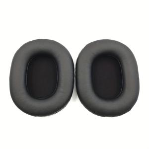 TEMU For Sony MDR-7506, 7510, 7520, CD900ST V6 헤드폰용 가죽 이어쿠션 - 편안하고 내구성이 뛰어난 교체 이어버드 커버, 스티치된 가장자리, 헤드폰 액세서리