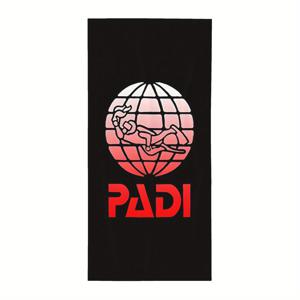TEMU 1개 PADI 레드 비치 타월 - 세계지도 & 다이버 디자인, 250 GSM 헤비웨이트 오버사이즈 퀵 드라이 마이크로화이버, 수영장/해변/캠핑/여행용 - 여름 휴가 필수품 및 크루즈 액세서리
