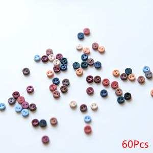 TEMU 60개 초소형 버튼 - 0.3cm/0.12인치 라운드 소잉버튼, 빈티지 컬러 (네이비, 레드, 브라운, 블루, 그린, 퍼플, 블랙, 핑크, 오렌지, 틸, 터키즈, 마룰) - 인형 옷, 미니어처 공예, 의류 장식용 - 재봉틀, 뜨개질, 스크랩북 프로젝트, 공예용 버튼, 인형 액세서리, 레진 버튼