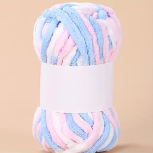 TEMU 50g/롤 거친 아이스 바르 아르кти크 벨벳 원단, 짜는 스카프, 부드럽게 터치, 모자, 가방 등