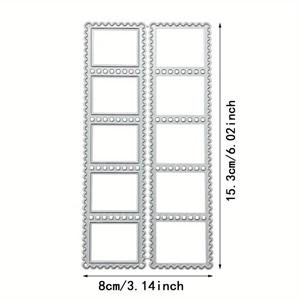 TEMU 1개 새로운 창의적인 DIY 금속 커팅 몰드, 다양한 조합, 고품질 탄소강 엠보싱 커팅 블레이드 카드 만들기, 스크랩북킹, 사진 프레임, 초대장, 캔들 홀더, 엠보싱 종이 및 기타 용도에 적합 - 생일 축하, 사랑, 우정, 인사 장식에 완벽한 WUPARRS