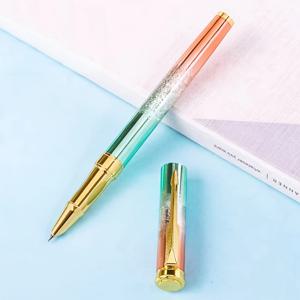 TEMU 크랙 디자인의 우아한 금속 만년필, 0.38mm 미세 펜촉, 내장형 잉크 컨버터 - 학교, 사무실 및 비즈니스 사용에 이상적, 선물 준비 완료 (잉크 미포함)