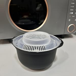 TEMU 1pc 미니 전자레인지 스팀러 볼 - PP 소재, 600W & 아래 전자레인지 안전, 쌀, 야채, 만두용 컴팩트 주방 스팀러 - 전기 필요 없음, 쉬운 스팀링 솔루션, 전자레인지용 스팀링 컨테이너, 만두 준비, 현대 주방 용품, 내구성 있는 주방 용품